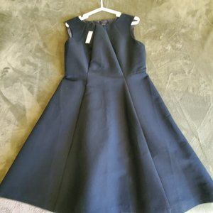 NWT Size 10 Black Sleeveless Talbots fit & flare dress